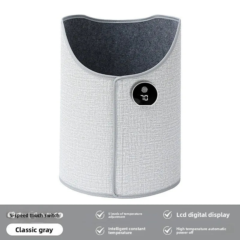 Foldable Leg Warmer Pro - Under Desk Electric Foot Heater with Thermostat & Auto Shut Off for Office Home Timer