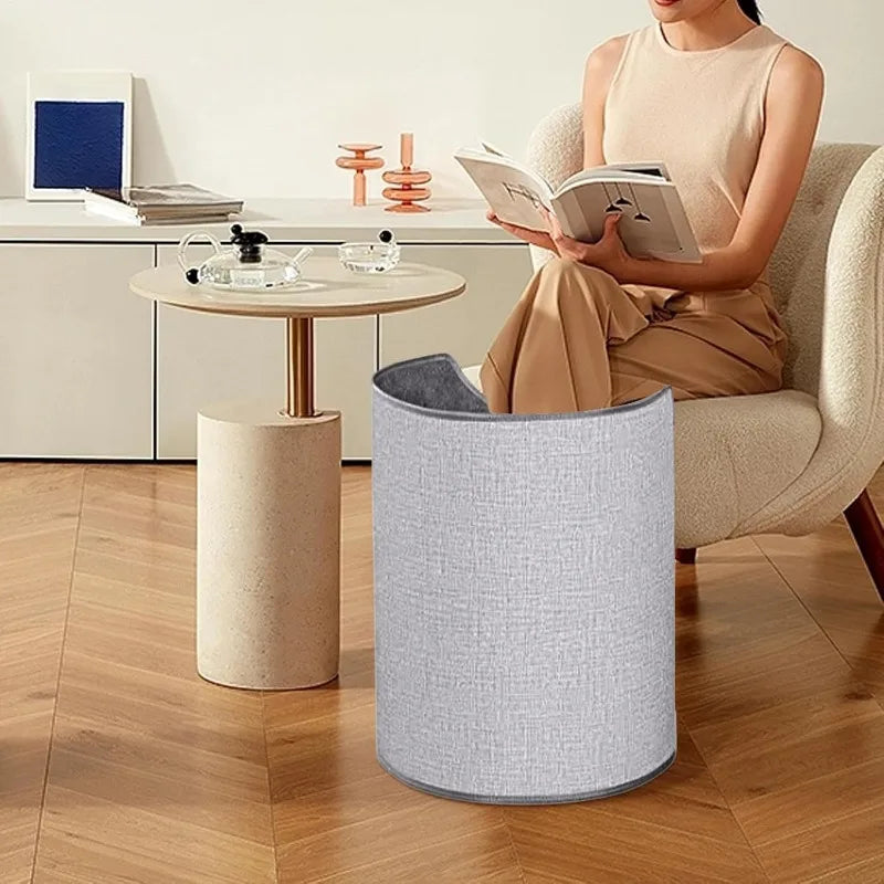 Foldable Leg Warmer Pro - Under Desk Electric Foot Heater with Thermostat & Auto Shut Off for Office Home Timer