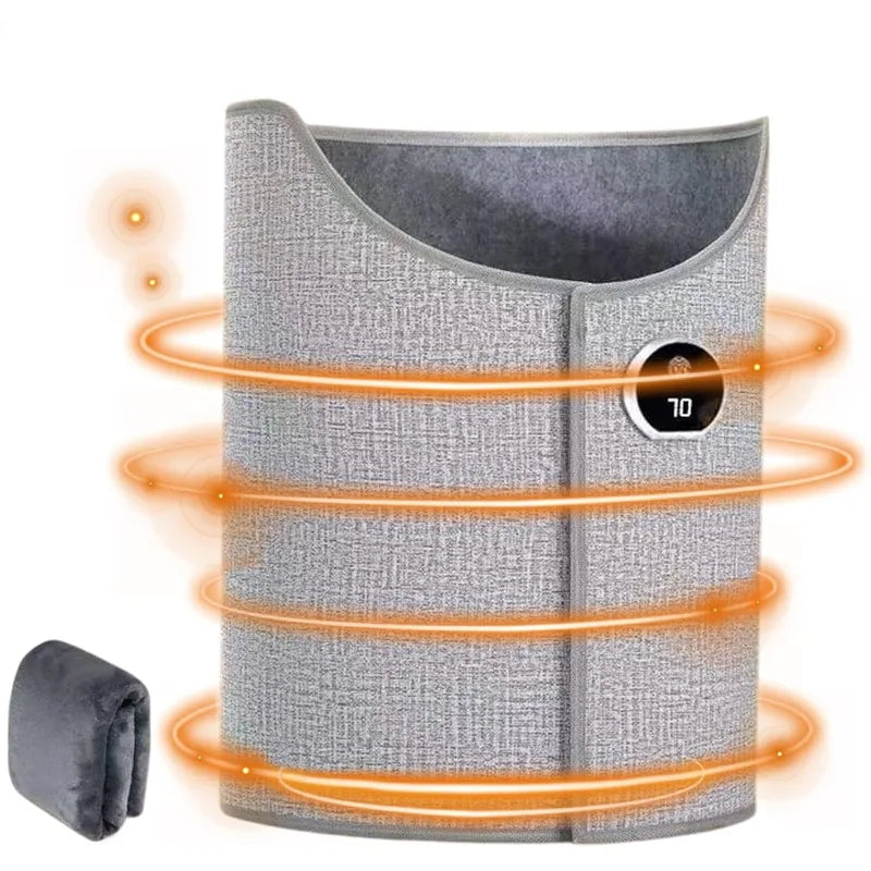 Foldable Leg Warmer Pro - Under Desk Electric Foot Heater with Thermostat & Auto Shut Off for Office Home Timer