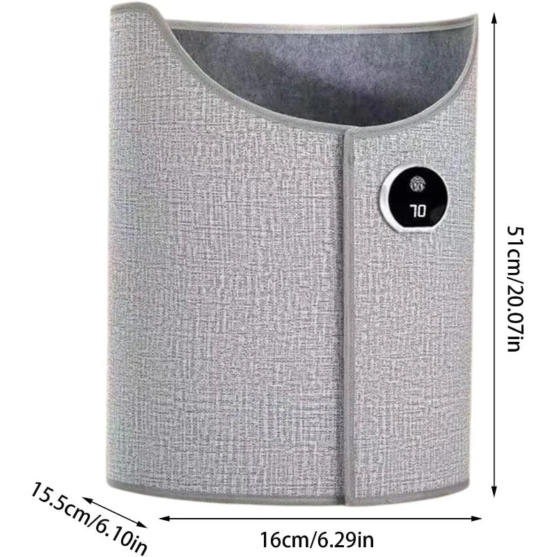 Foldable Leg Warmer Pro - Under Desk Electric Foot Heater with Thermostat & Auto Shut Off for Office Home Timer